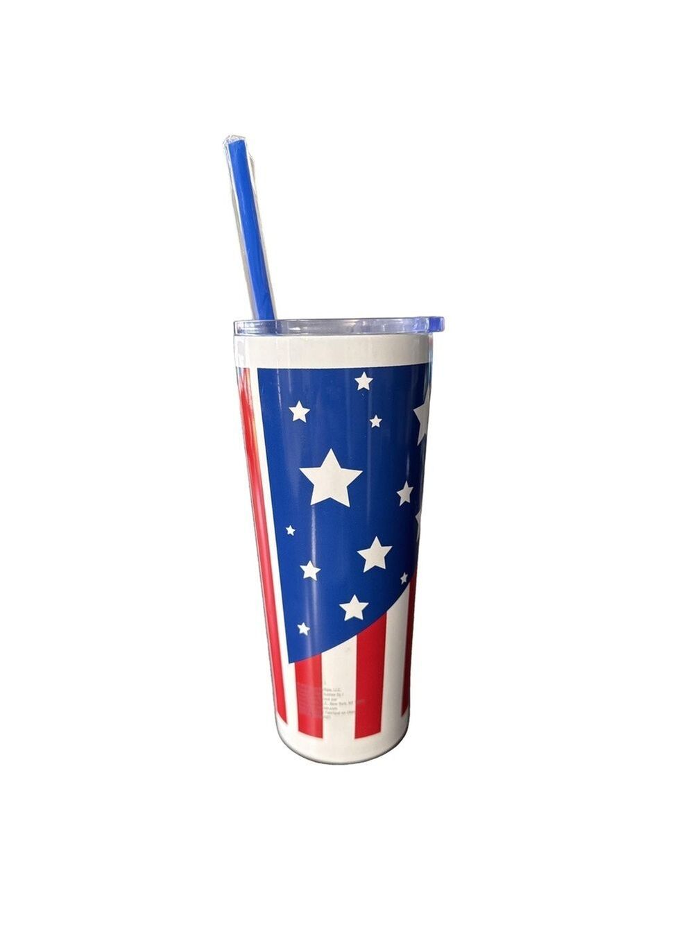 NWT Silver Buffalo 4th of July Patriotic 22oz double walled Stainless Tumbler